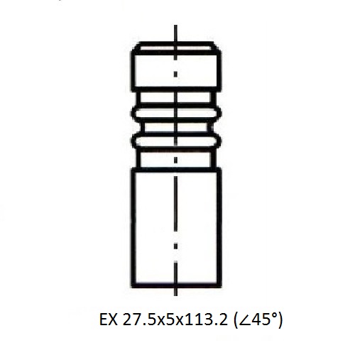 Z17544R — ZIKMAR — Engine valve