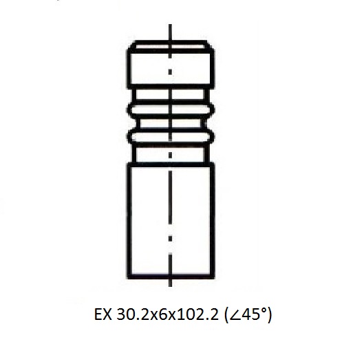 Z17545R — ZIKMAR — Engine valve