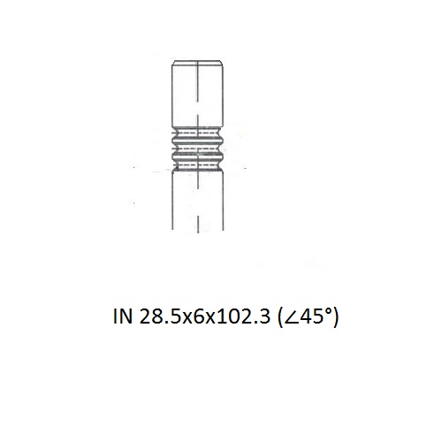 Z17548R — ZIKMAR — Engine valve