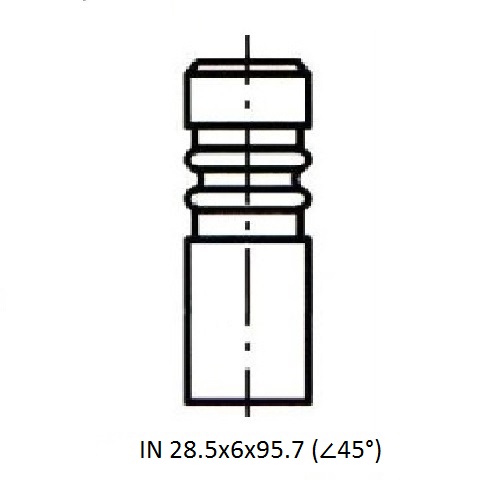 Z17552R — ZIKMAR — Engine valve