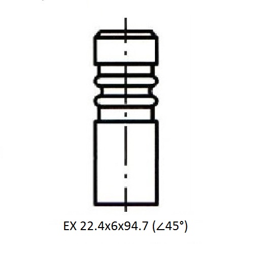 Z17555R — ZIKMAR — Engine valve