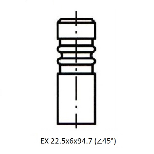 Z17558R — ZIKMAR — Engine valve