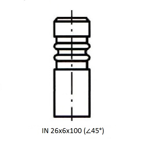 Z17560R — ZIKMAR — Engine valve