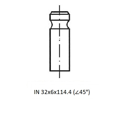 Z17566R — ZIKMAR — Engine valve