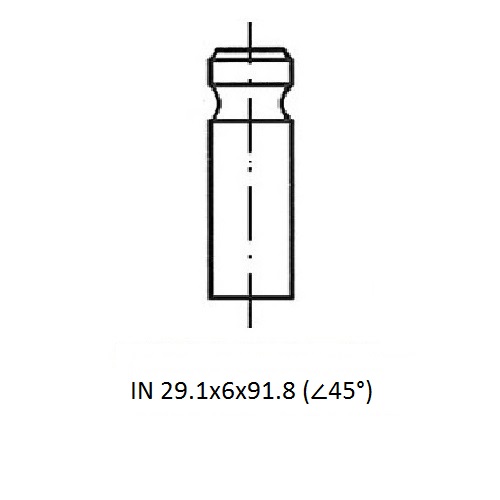 Z17569R — ZIKMAR — Engine valve