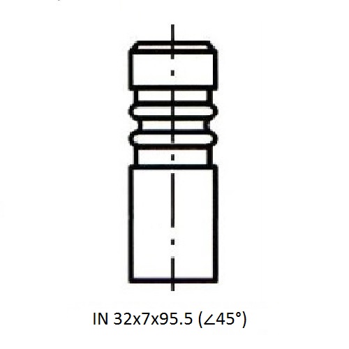Z17570R — ZIKMAR — Engine valve