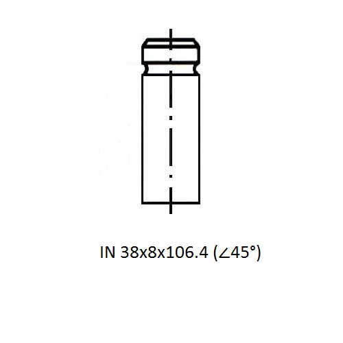 Z17572R — ZIKMAR — Engine valve