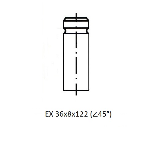 Z17573R — ZIKMAR — Engine valve