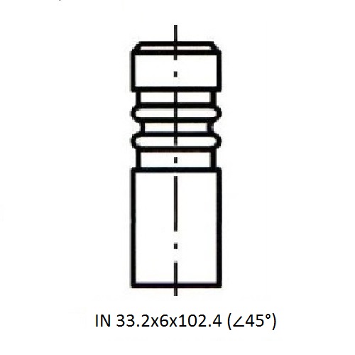 Z17574R — ZIKMAR — Engine valve