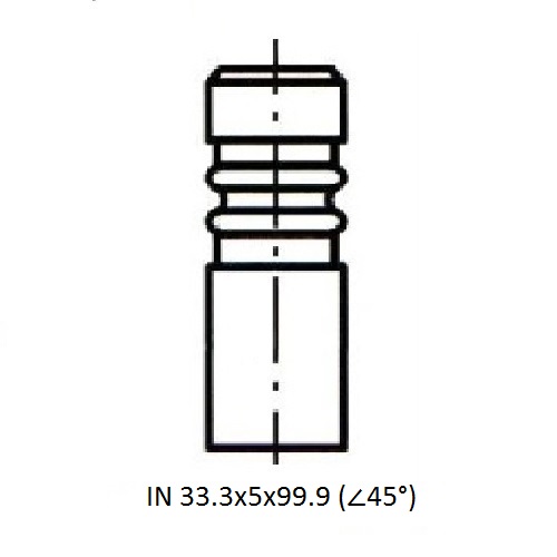 Z17575R — ZIKMAR — Engine valve