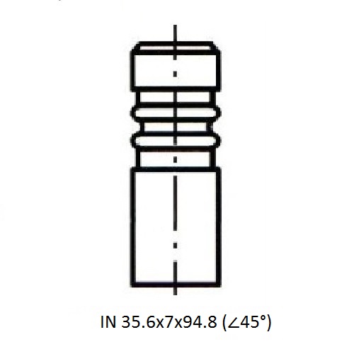 Z17576R — ZIKMAR — Engine valve