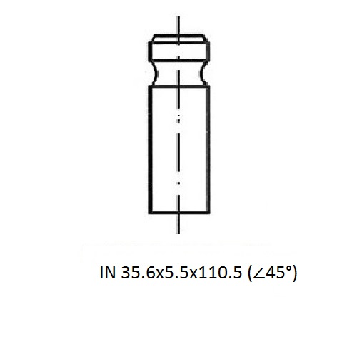 Z17577R — ZIKMAR — Engine valve