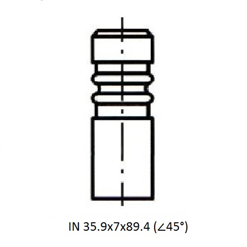 Z17578R — ZIKMAR — Engine valve