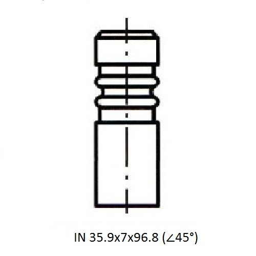 Z17579R — ZIKMAR — Engine valve