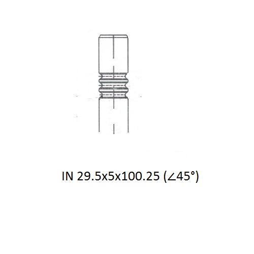 Z17582R — ZIKMAR — Engine valve