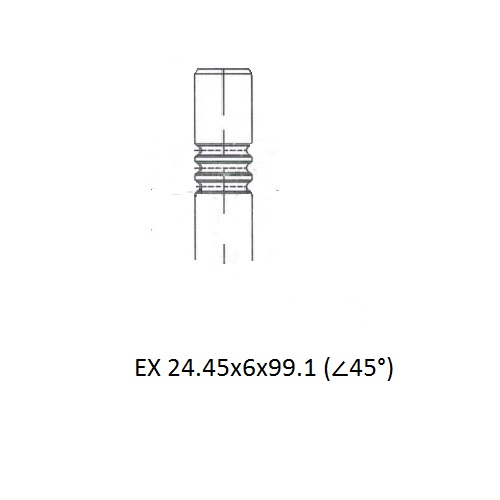 Z17583R — ZIKMAR — Engine valve