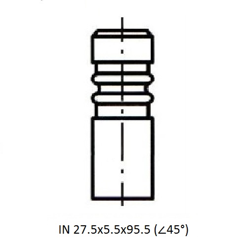 Z17584R — ZIKMAR — Engine valve