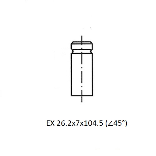 Z17585R — ZIKMAR — Engine valve