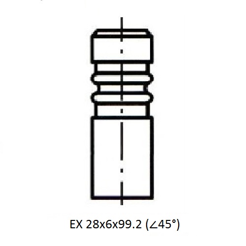 Z17593R — ZIKMAR — Engine valve