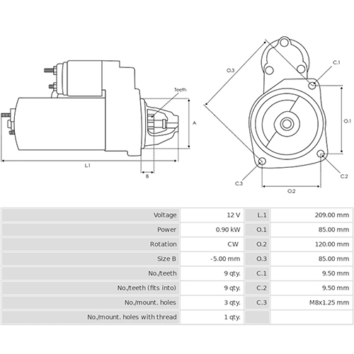 Z28563R — ZIKMAR — Starter