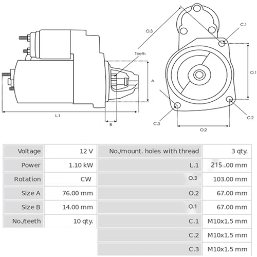 Z28659R — ZIKMAR — Starter