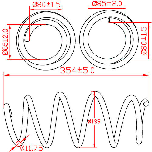 Z48008R — ZIKMAR — Suspension Spring, Front