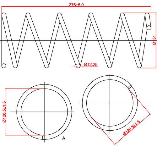 Z48070R — ZIKMAR — Suspension Spring, Front