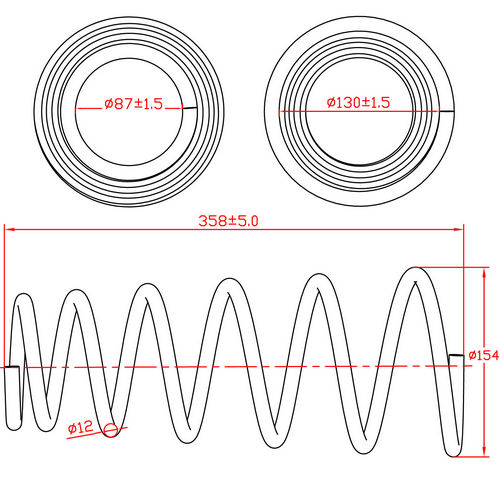Z48079R — ZIKMAR — Suspension Spring, Rear