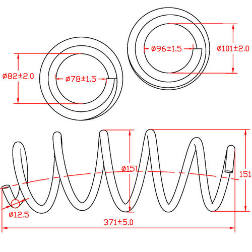 Z48104R — ZIKMAR — Suspension Spring, Front