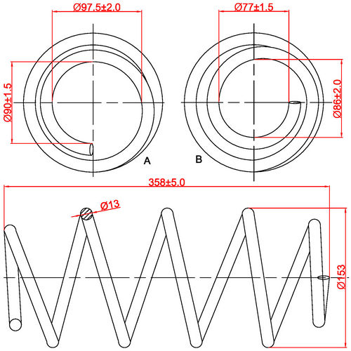 Z48106R — ZIKMAR — Suspension Spring, Front