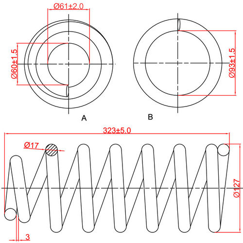 Z48116R — ZIKMAR — Suspension Spring, Front