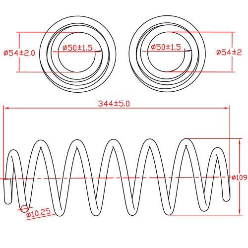 Z48117R — ZIKMAR — Suspension Spring, Rear