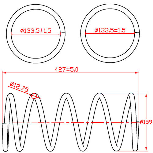 Z48144R — ZIKMAR — Suspension Spring, Front