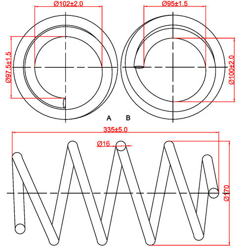 Z48146R — ZIKMAR — Suspension Spring, Front