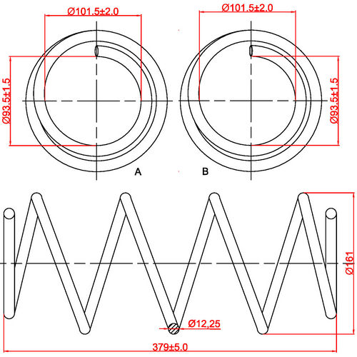 Z48148R — ZIKMAR — Suspension Spring, Front