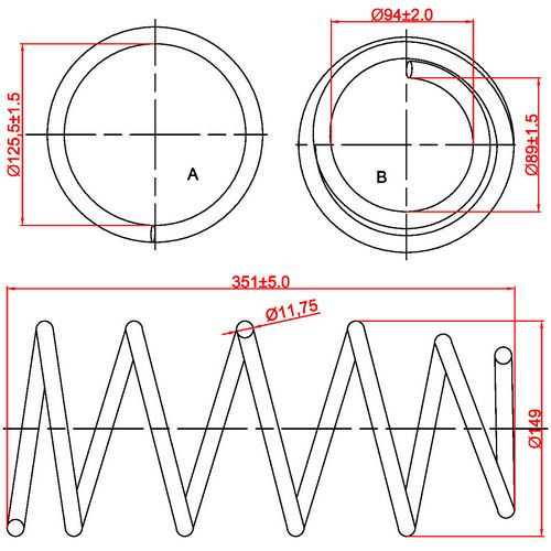 Z48151R — ZIKMAR — Suspension Spring, Front
