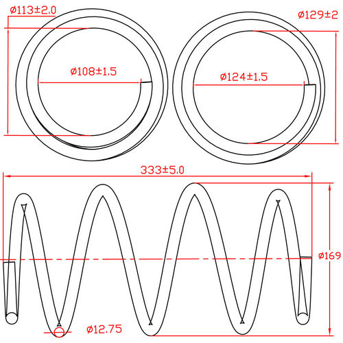 Z48168R — ZIKMAR — Suspension Spring, Front