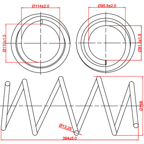 Z48170R — ZIKMAR — Suspension Spring, Front