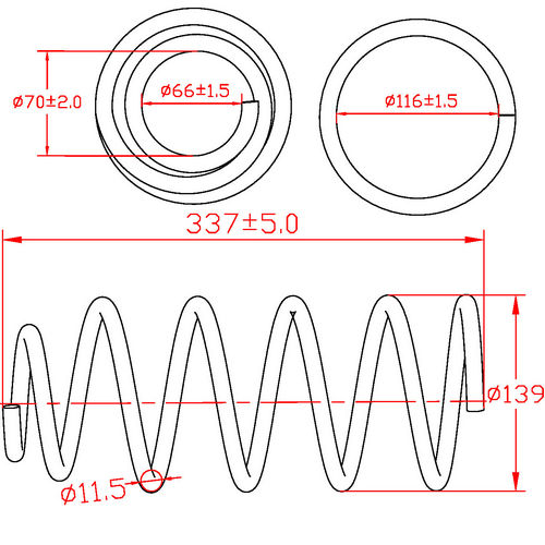 Z48202R — ZIKMAR — Suspension Spring, Front