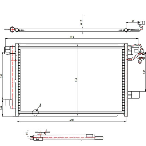 Z70559R — ZIKMAR — Air Conditioner Radiator