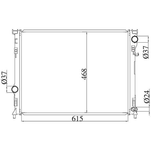 Z70615R — ZIKMAR — Engine Cooling Radiator