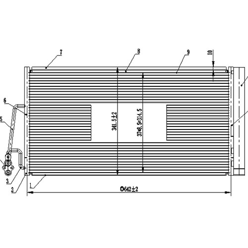 Z70769R — ZIKMAR — Air Conditioner Radiator