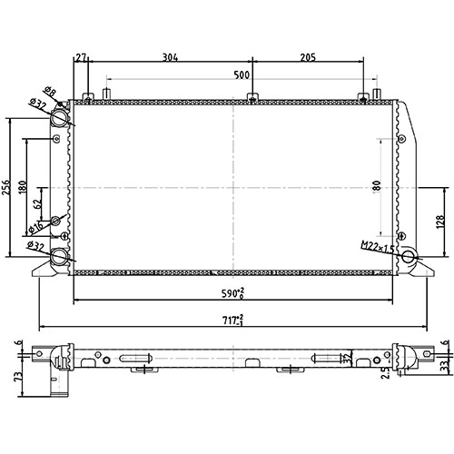 Z70781R — ZIKMAR — Engine Cooling Radiator