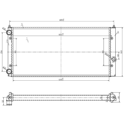 Z70797R — ZIKMAR — Engine Cooling Radiator