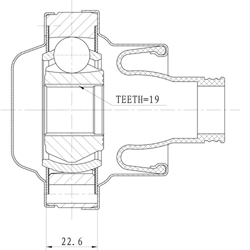 Z87091R — ZIKMAR — Shaft CV Joint Kit