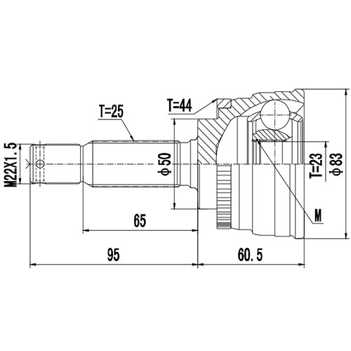 Z87290R — ZIKMAR — CV Joint Kit, Outer