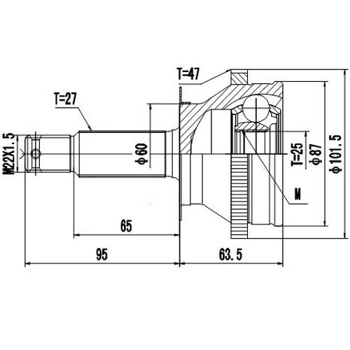 Z87293R — ZIKMAR — CV Joint Kit, Outer