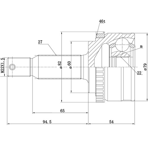 Z87310R — ZIKMAR — CV Joint Kit, Outer