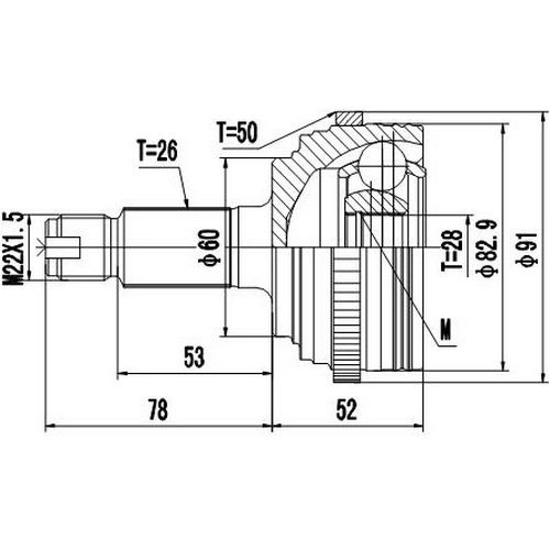 Z87409R — ZIKMAR — CV Joint Kit, Outer