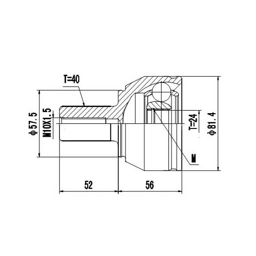 Z87430R — ZIKMAR — CV Joint Kit, Outer